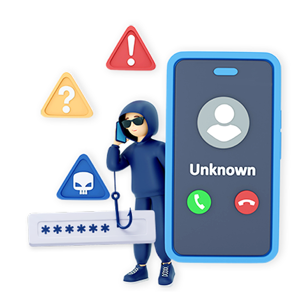 저축은행 직원 사칭 대출사기를 주의하세요 아이콘